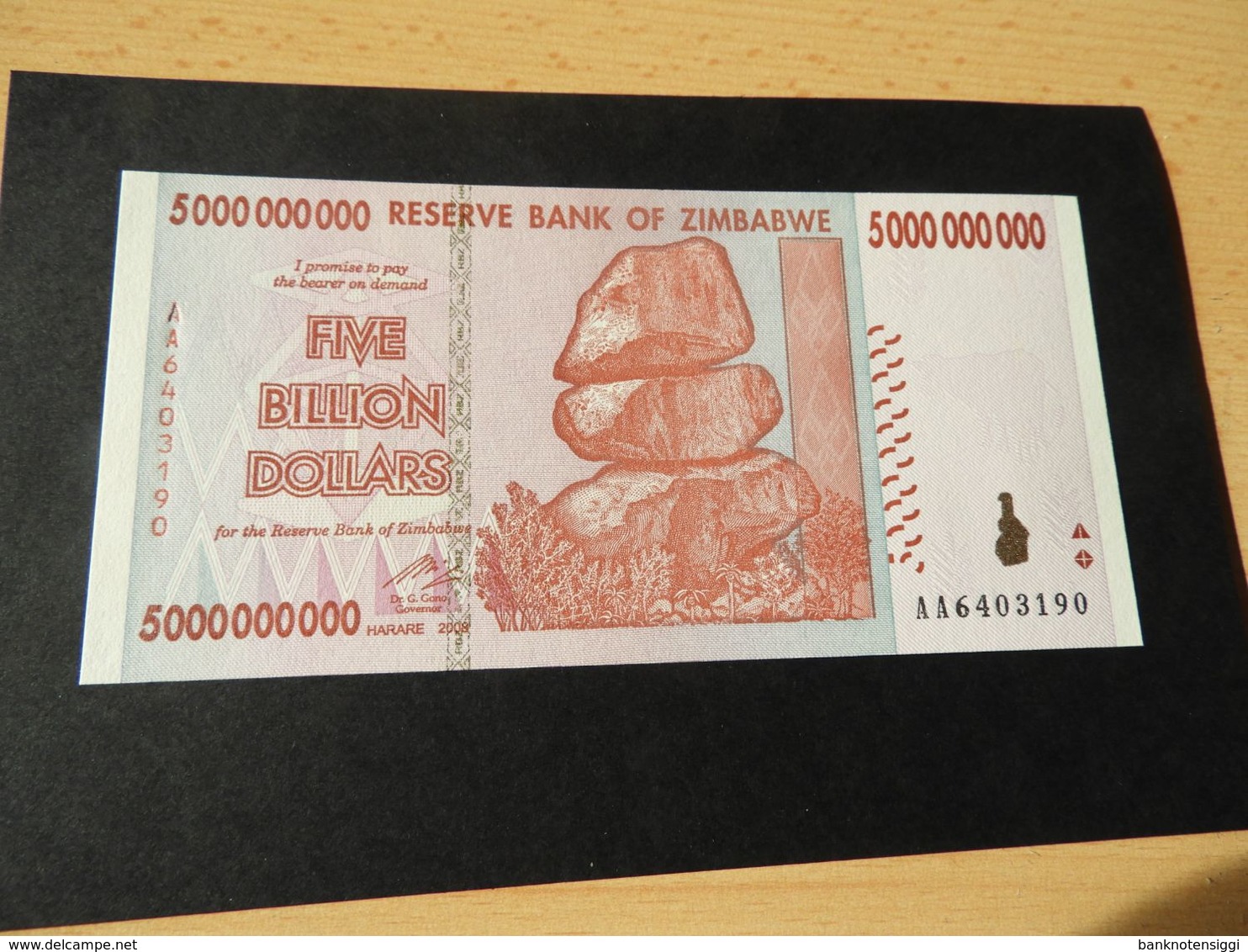 Reserve Bank Of Zimbabwe 500 Billion Dollars  2008 Unc - Zimbabwe