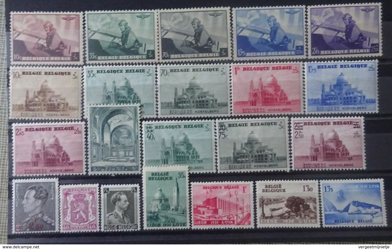 BELGIE  1938   Van Nr. 466  Tot  487   Zie Foto     Scharnier *    CW 50,50 - Unused Stamps