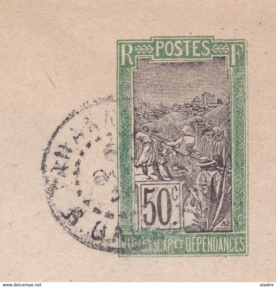 1930 - Enveloppe Entier Postal 50 C Illustré Scellée De Tananarive Vers Paris - Cad Arrivée - Lettres & Documents