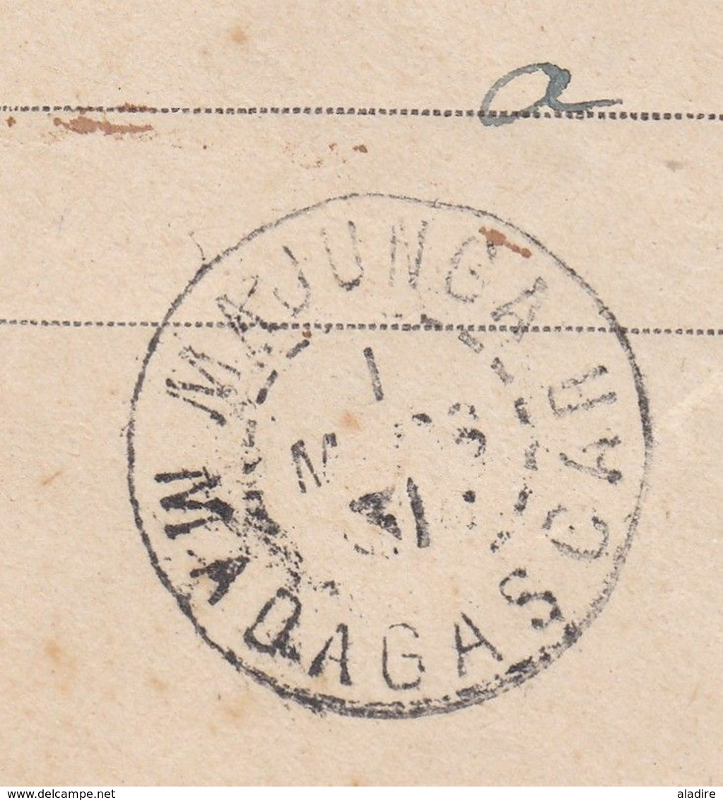 1931 - Enveloppe Entier Postal 50 C Illustré Scellée De Majunga Vers Morondava - Cad Arrivée - Covers & Documents
