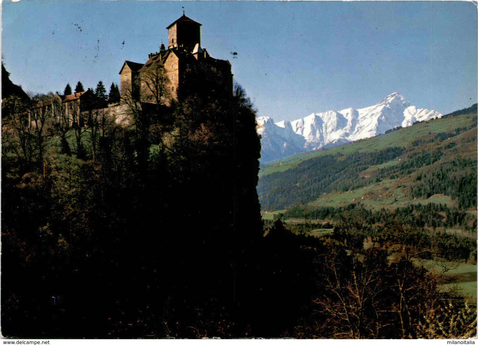 Schloss Ortenstein (Domleschg) Mit Piz Beverin (3071) * 27. 7. 1966 - Bever