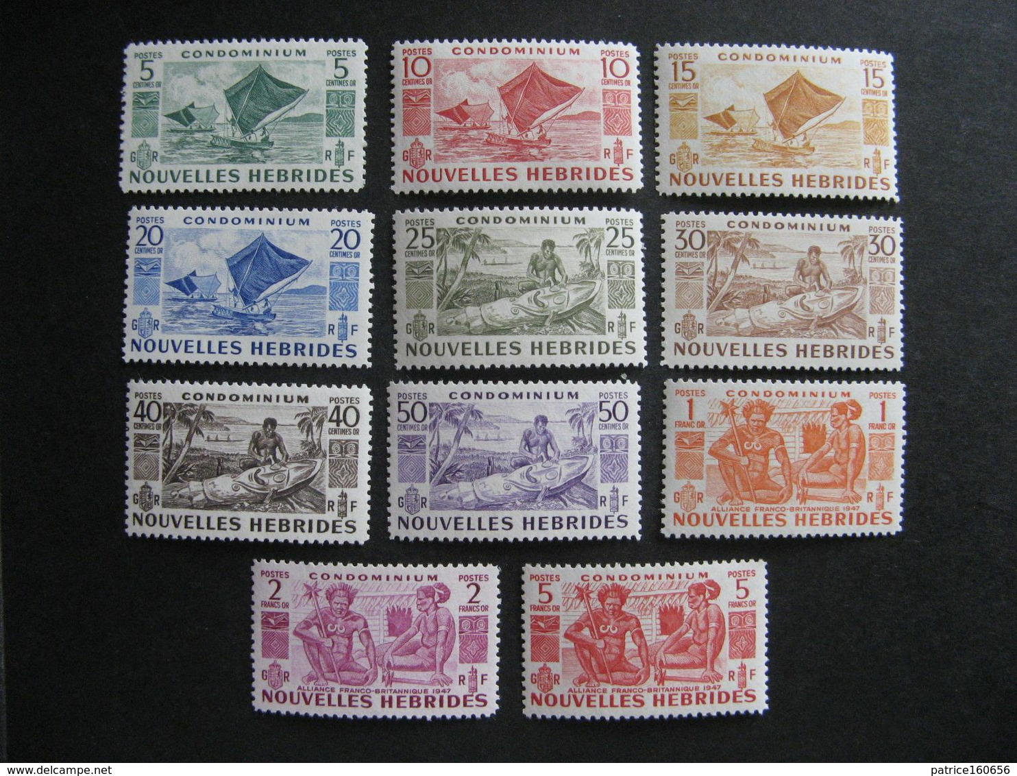 Nouvelles-Hébrides: TB Série N° 144 Au N° 154, Neufs X. - Unused Stamps