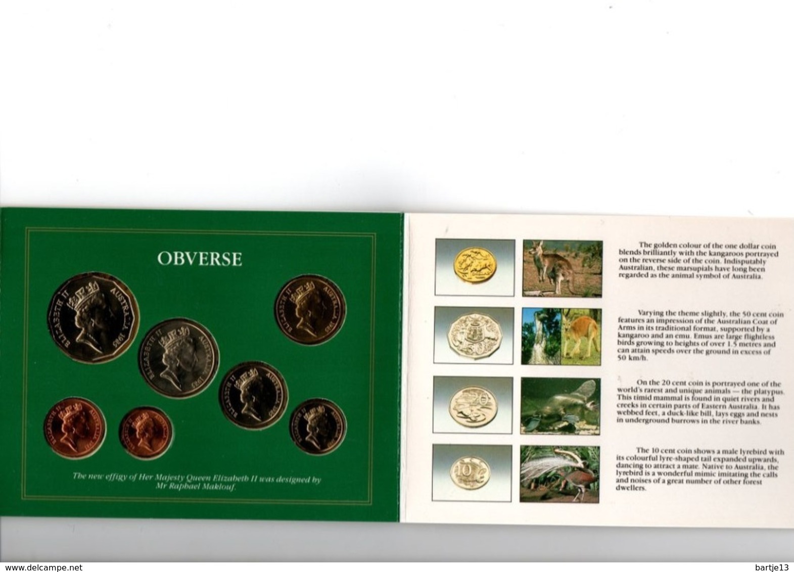 AUSTRALIE 1985 MINTSET UNCIRCULATED COIN COLLECTION - Unclassified