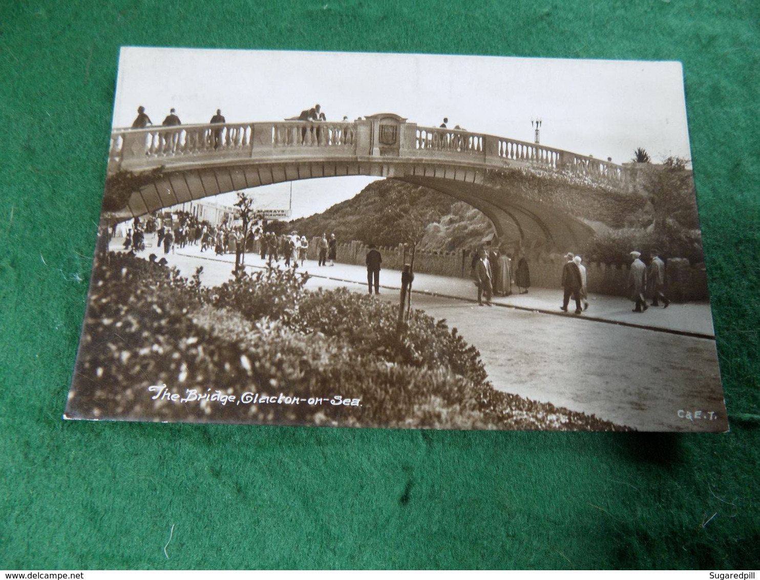 VINTAGE UK ENGLAND ESSEX: CLACTON On SEA The Bridge Sepia Cook & Eaves - Clacton On Sea