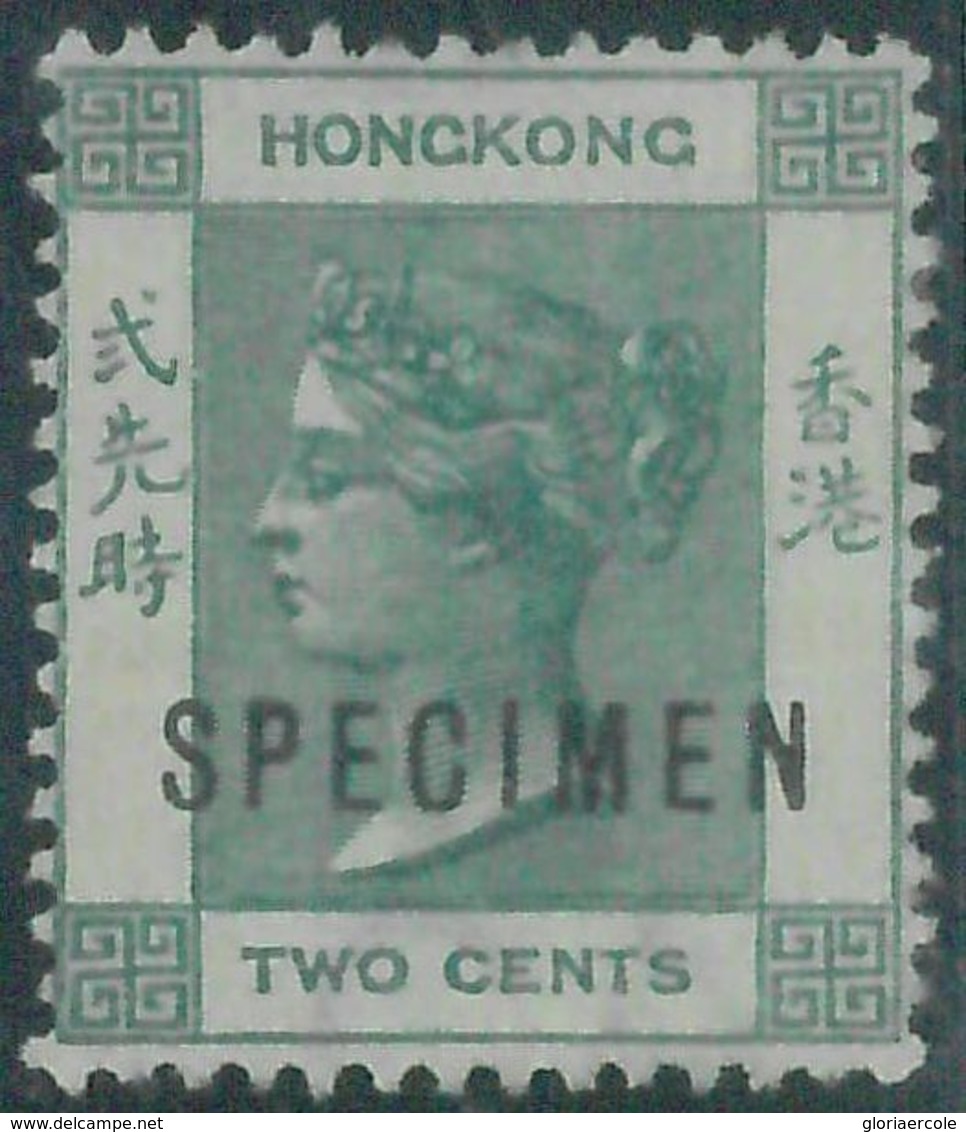 88553 - HONG KONG -  STAMP - Stanley Gibbons   # 58 Overprint SPECIMEN - MINT MH - Ongebruikt