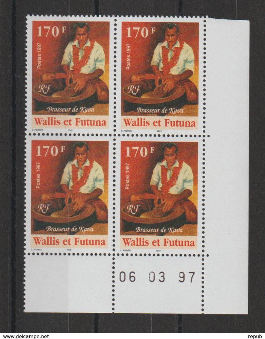 Wallis 1997 Coin Daté Brasseur De Kava 501 ** MNH - Unused Stamps