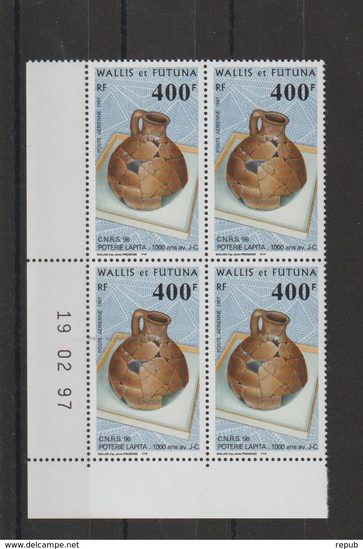 Wallis 1997 Coin Daté CNRS Poterie PA 197 ** MNH - Unused Stamps