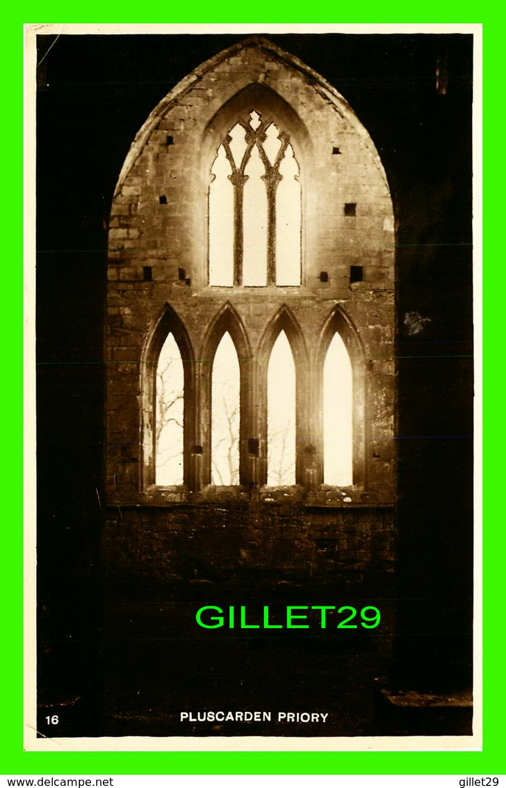 MORAY, SCOTLAND - CATHEDRAL, PLUSCARDEN PRIORY - TRAVEL IN 1939 - EXCEL SERIES - REAL PHOTOGRAPH - Moray