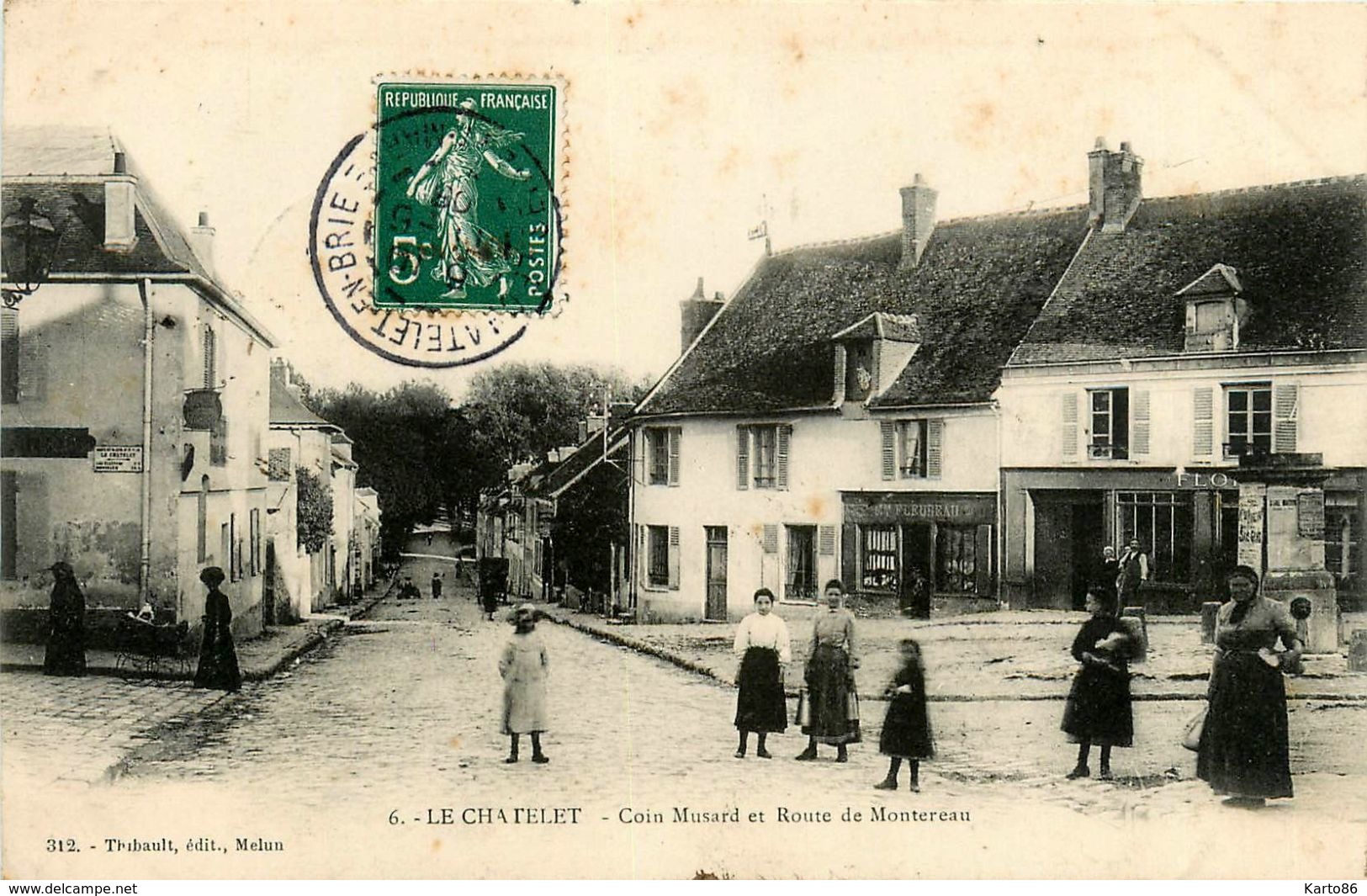 Le Chatelet * Coin Musard Et Route De Montereau * Commerce Magasin M.FLEUREAU - Le Chatelet En Brie