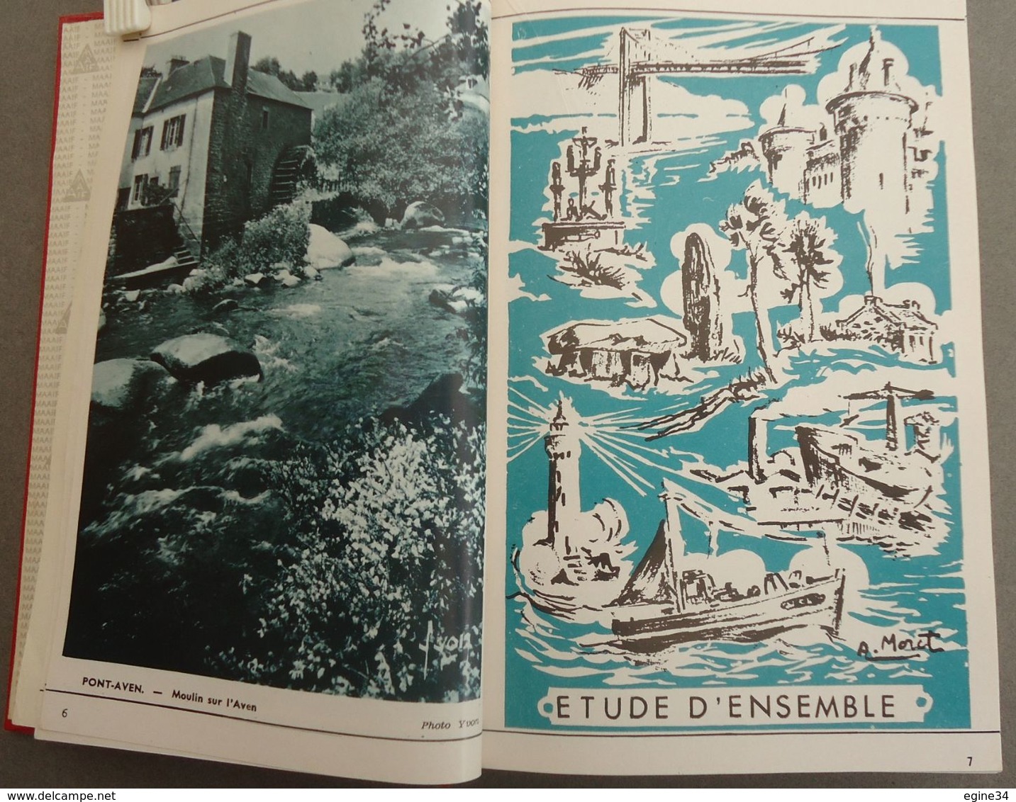 Guide Touristique M.A.A.I.F. Bretagne 1967 - MAIF - - Bretagne