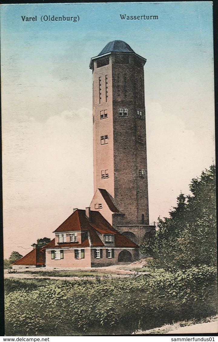 AK/CP Varel  Wasserturm    Oldenburg     Ungel./uncirc. Ca 1920   Erh./Cond.  2    Nr. 01121 - Varel