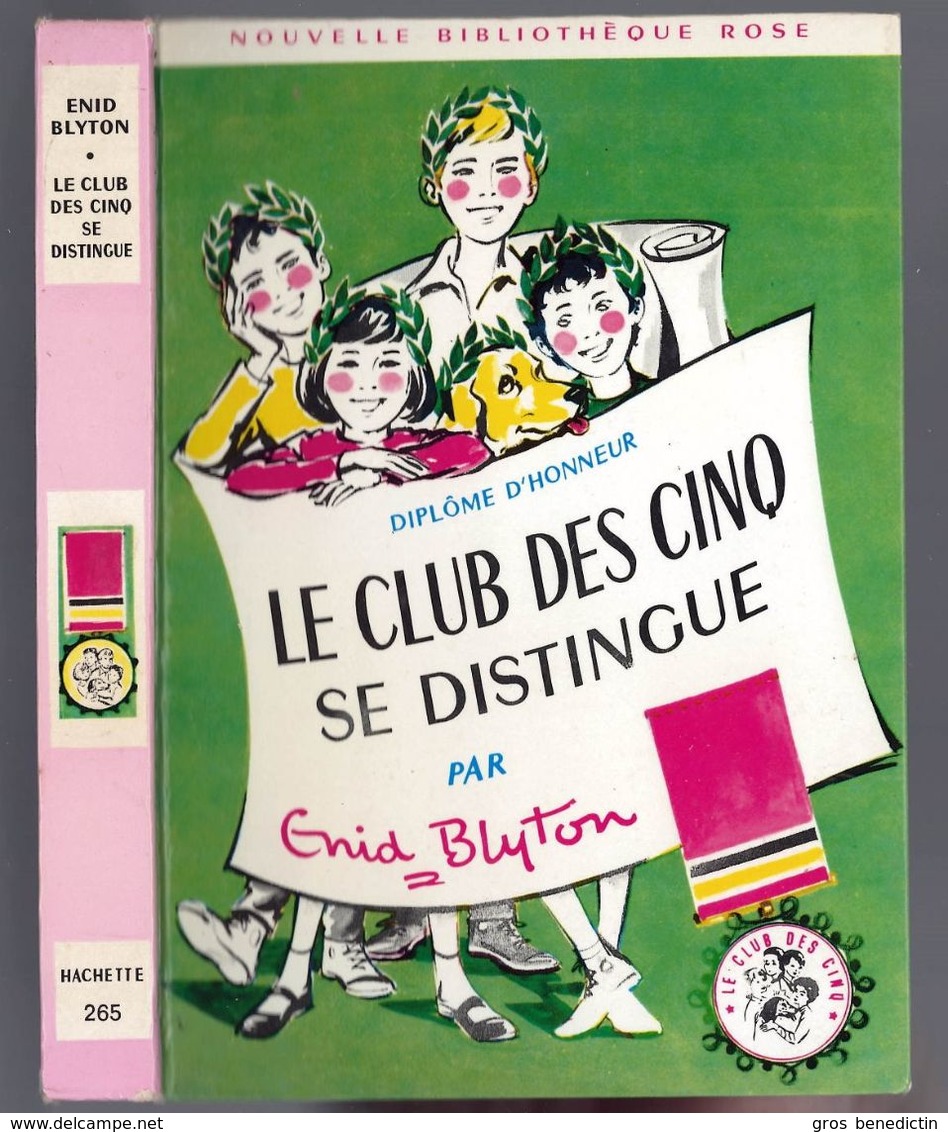 Nouvelle Bibliothèque Rose N°265 - Club Des Cinq - Enid Blyton  - "Le Club Des Cinq Se Distingue" - 1969 - Bibliothèque Rose