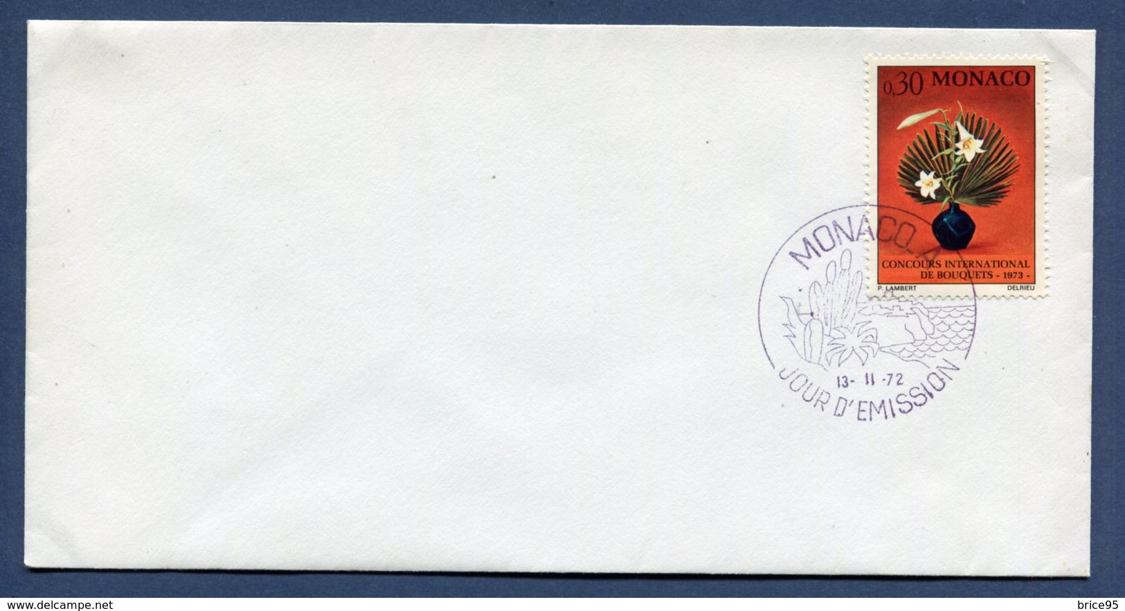 Monaco - Premier Jour - FDC - 1972 - FDC