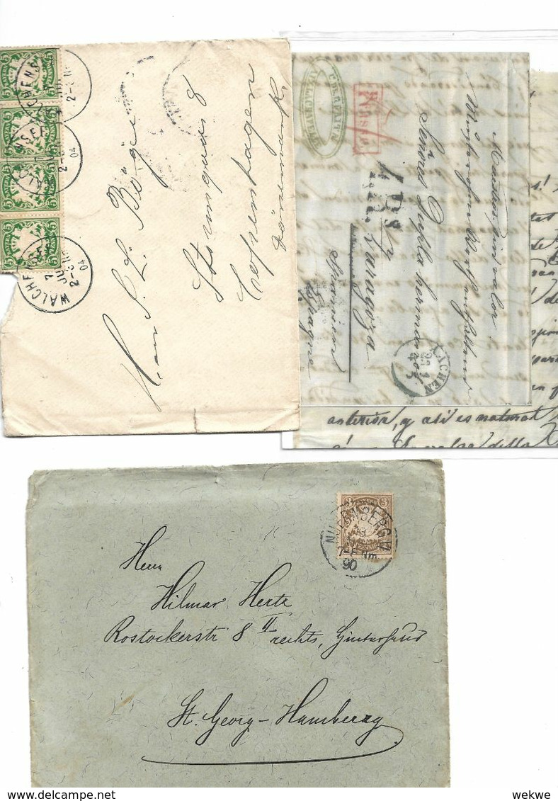 Deutschland Ab 1861 - Lot,  17 Belege - Sammlungen