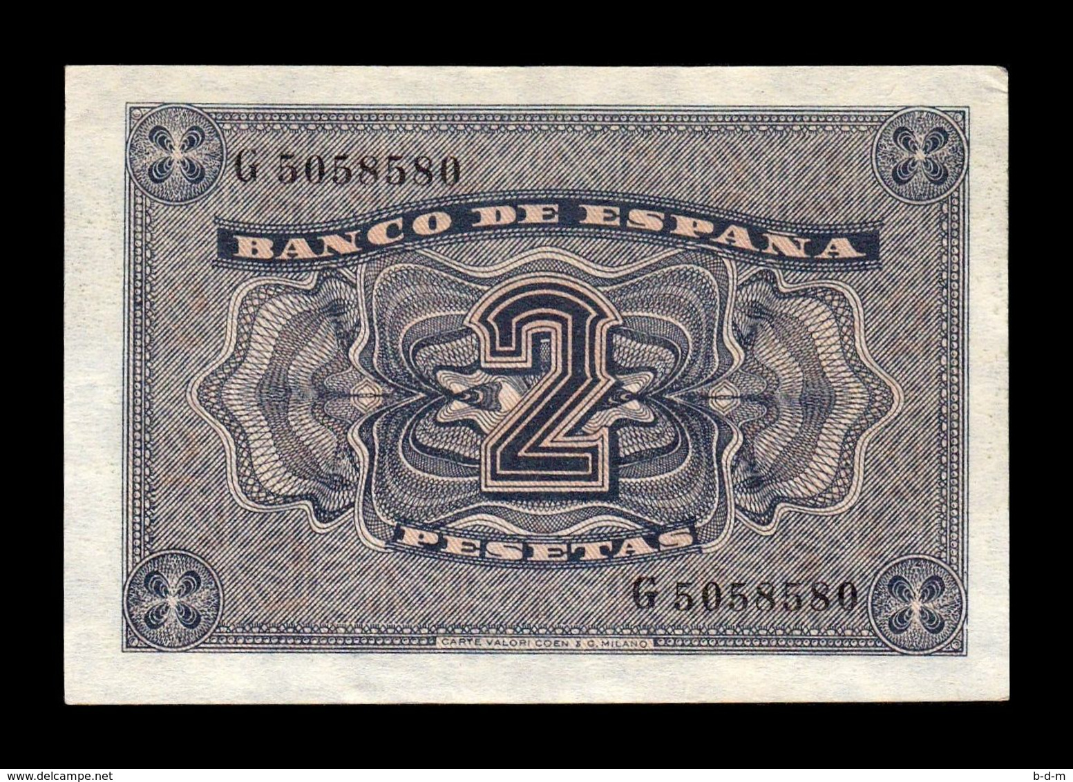 España Spain 2 Pesetas Cathedral Of Burgos 1938 Pick 109 Serie G EBC+ XF+ - 1-2 Pesetas