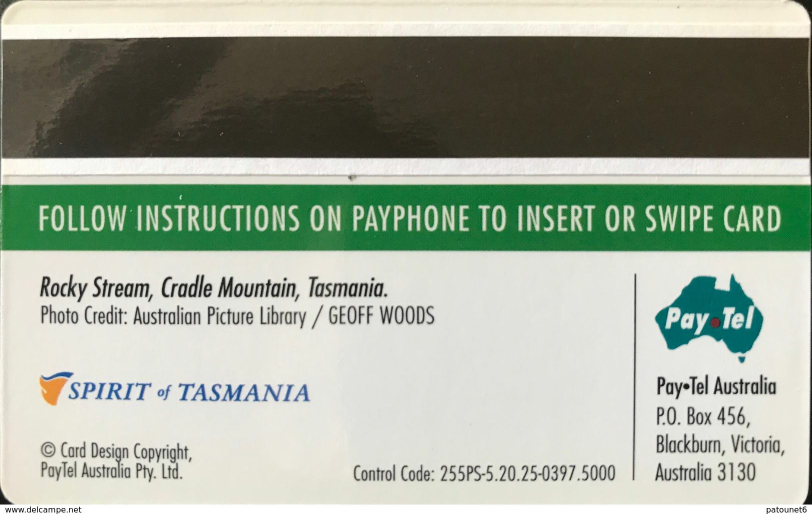 AUSTRALIE  -  Phonecard  -  Pay.Tel  -  Collectors Club -  $ 5 - Australien