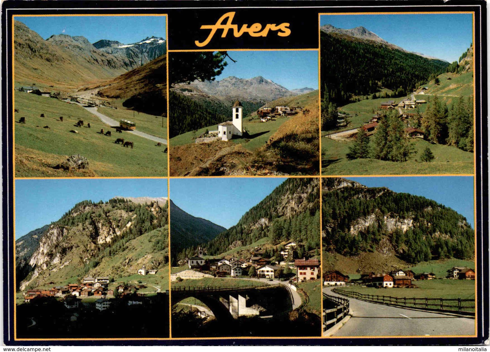 Hochtal Avers - 6 Bilder (6/33) * 2. 10. 1984 - Avers