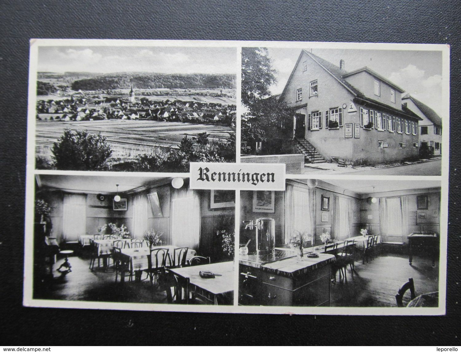 AK RENNINGEN B. Böblingen Gaststätte Zum Rappen Ca.1940 //  D*45106 - Böblingen