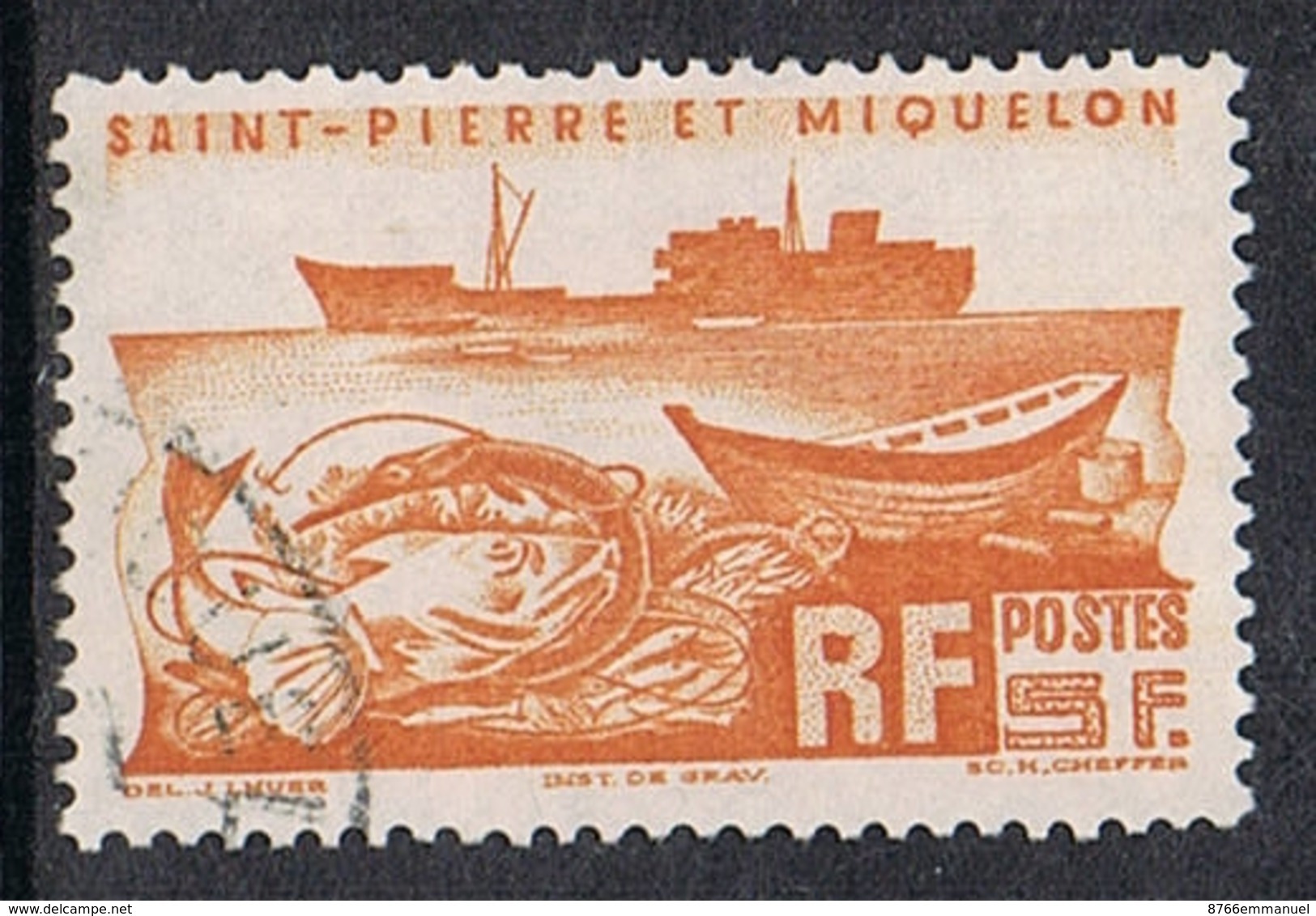 SAINT-PIERRE-ET-MIQUELON N°338 - Usati