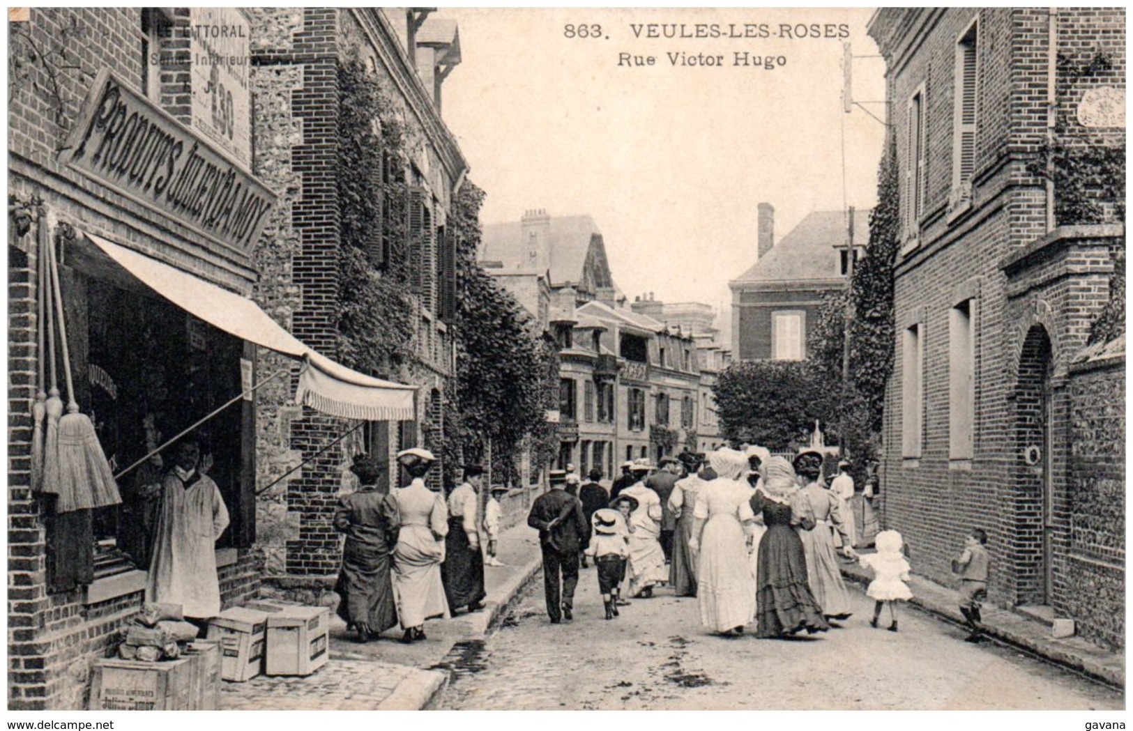 76 VEULES-les-ROSES - Rue Victor Hugo - Veules Les Roses