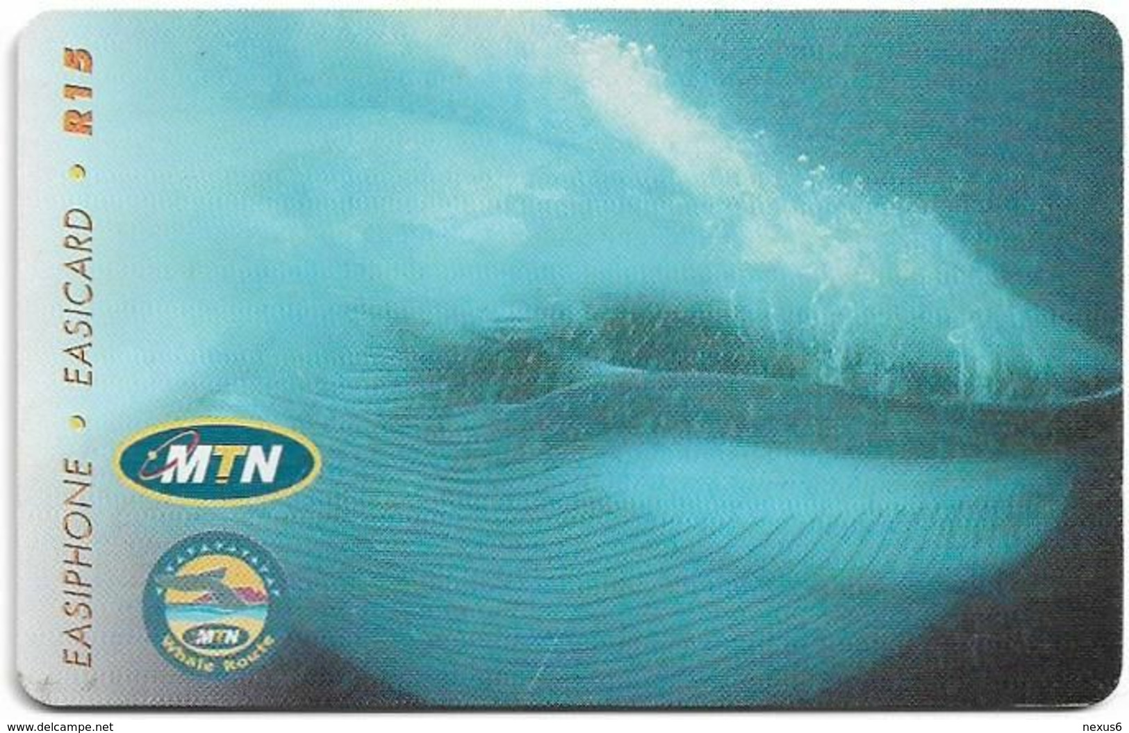 S. Africa - MTN - Whale Route Reprint - Whale's Head #1, SC8, 2003, 100.000ex, Used - Südafrika