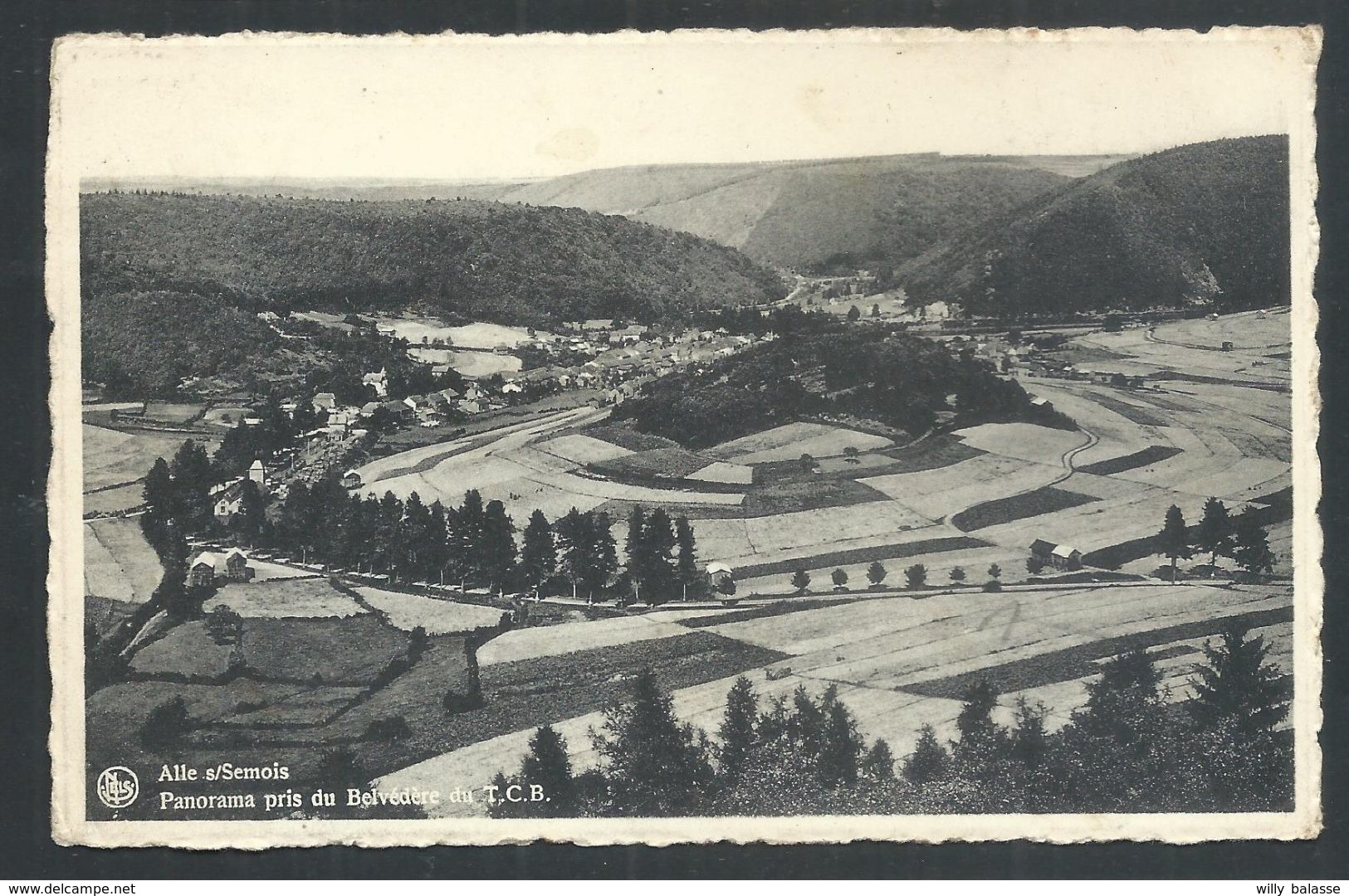 +++ CPA - ALLE SUR SEMOIS - Vresse - Panorama Pris Du Belvédère Du T.C.B. - Nels  // - Vresse-sur-Semois