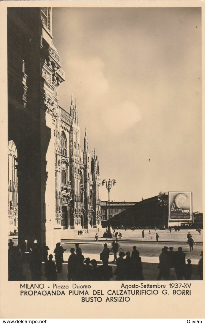 PROPAGANDA  PIUMA DEL CALZATURIFICIO G.BORRI BUSTO ARSIZIO - Busto Arsizio