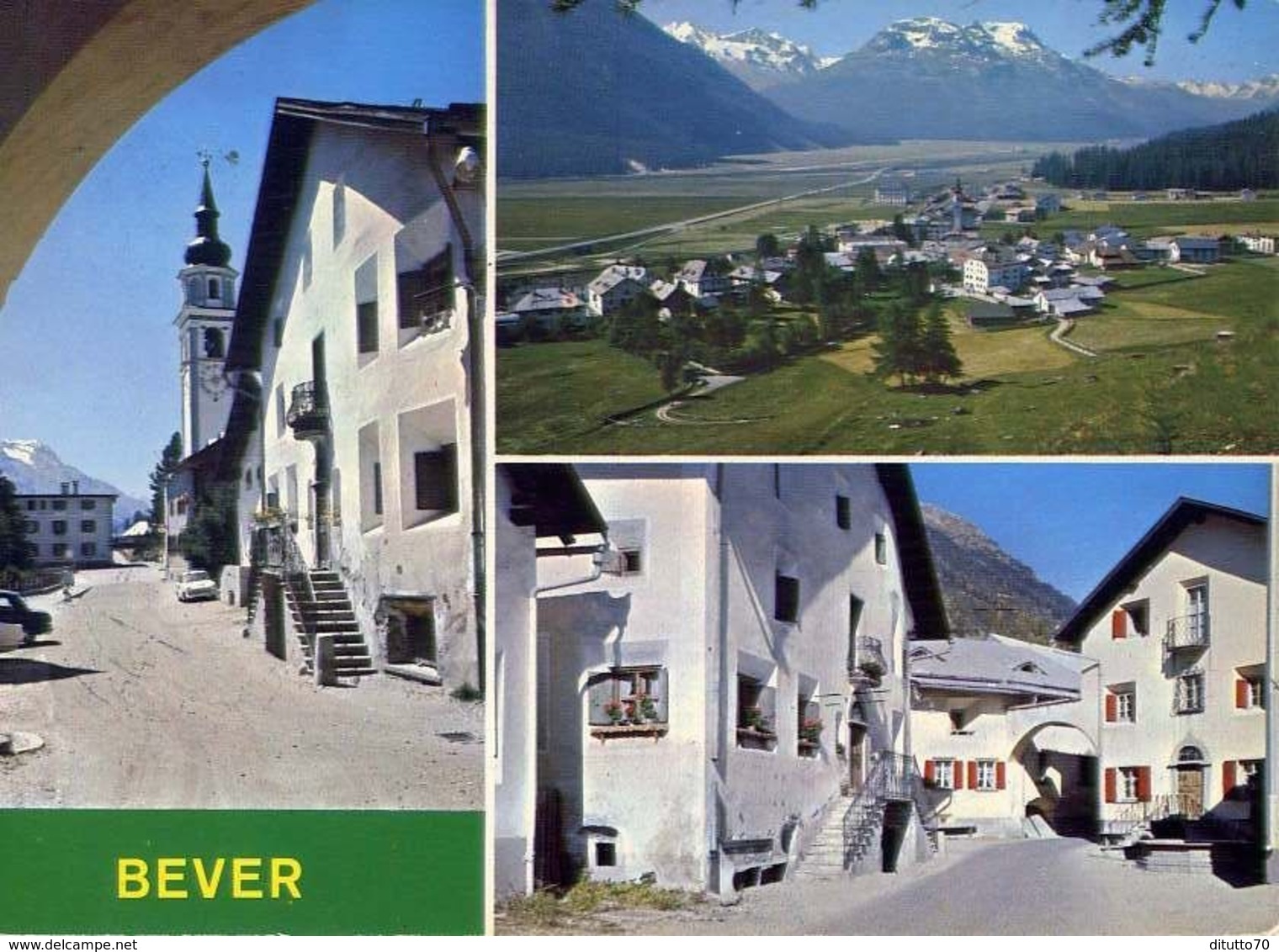 Bever - Ober Engadin - Formato Grande Viaggiata – E 16 - Bever