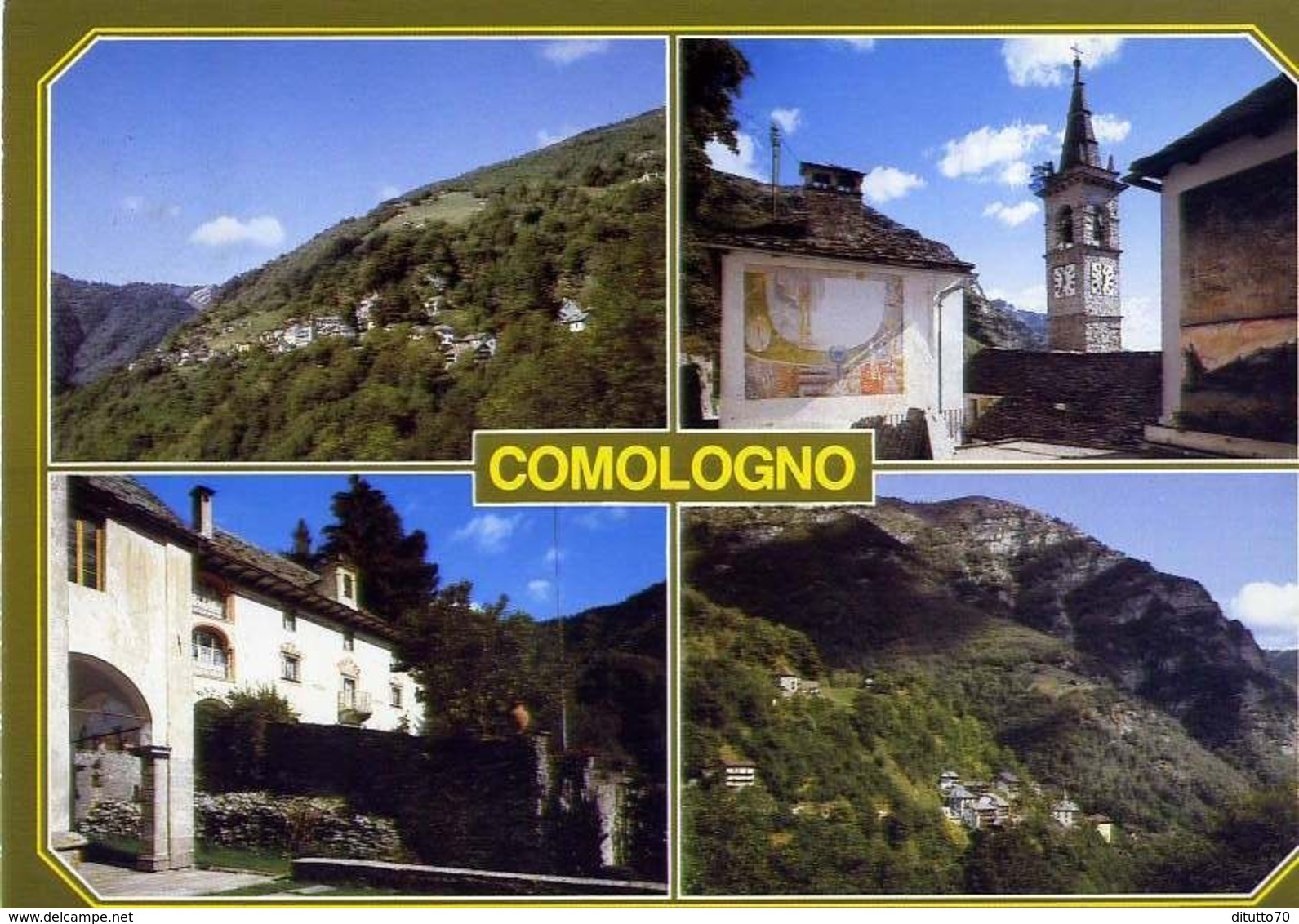Comologno - Valle Onsernone - Formato Grande Viaggiata – E 16 - Onsernone