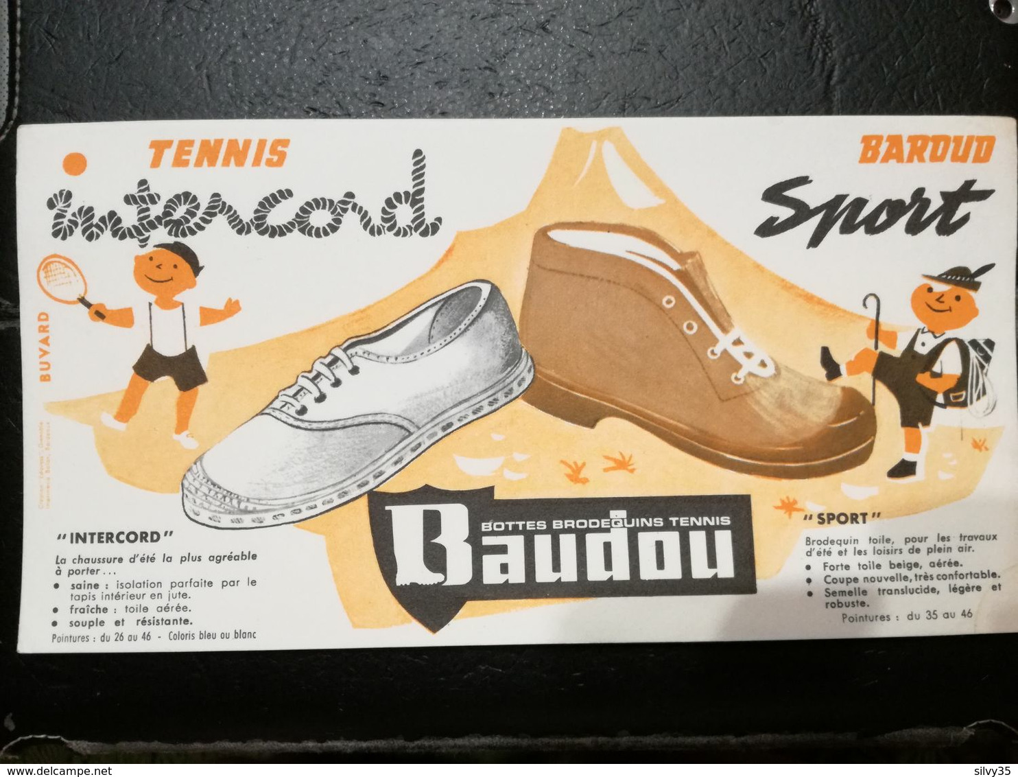 2 BUVARDS BAUDOU - Chaussures