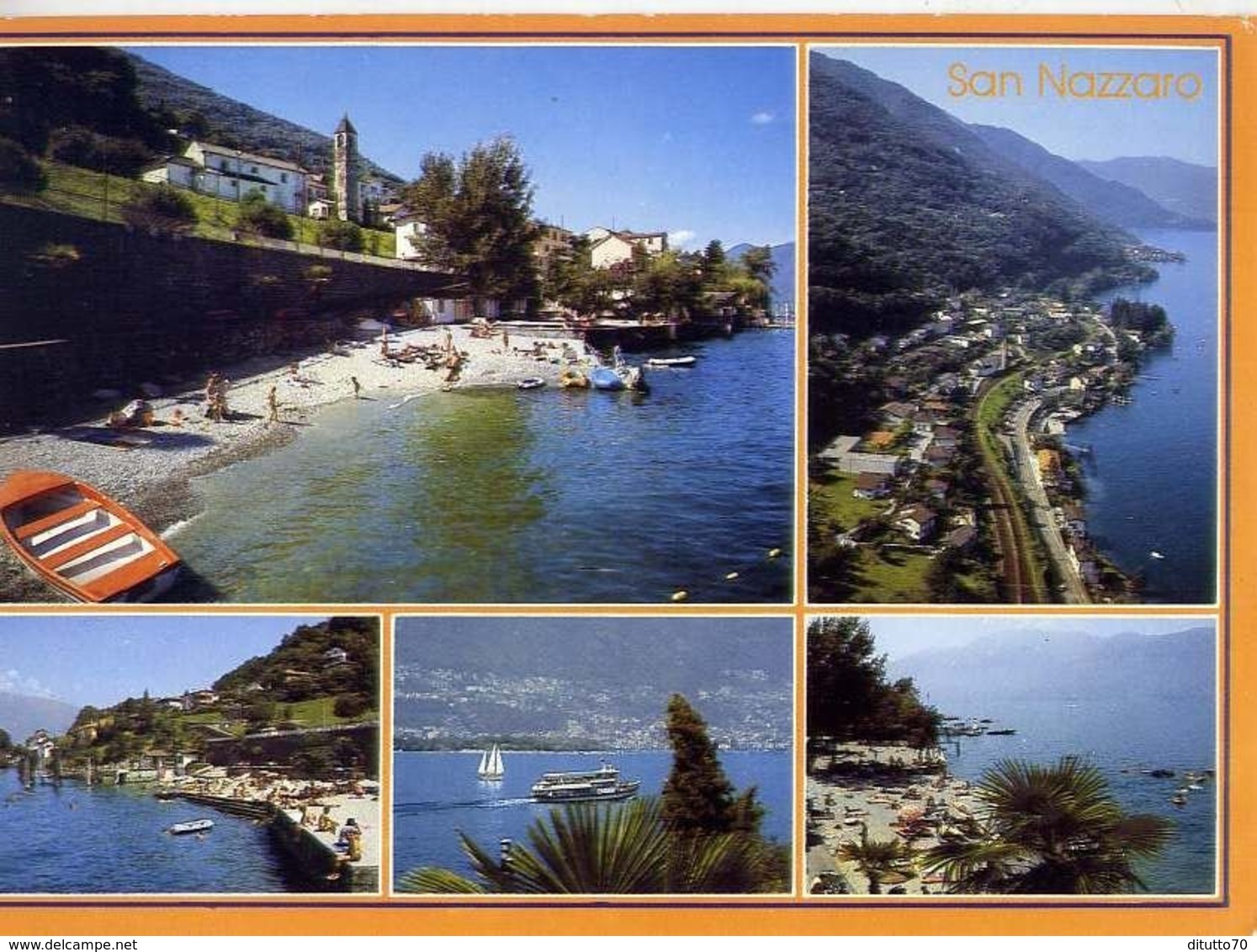 San Nazzaro - Lago Maggiore - Formato Grande Viaggiata – E 16 - San Nazzaro