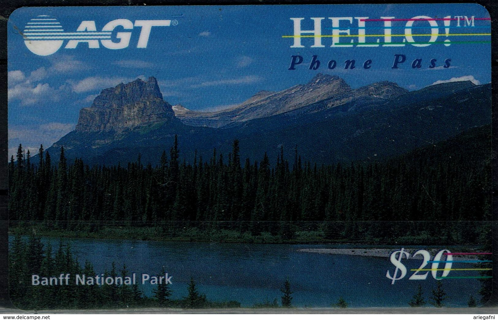 USA 1996 PHONECARD AGT HELLO!! MINT VF!! - Sonstige & Ohne Zuordnung