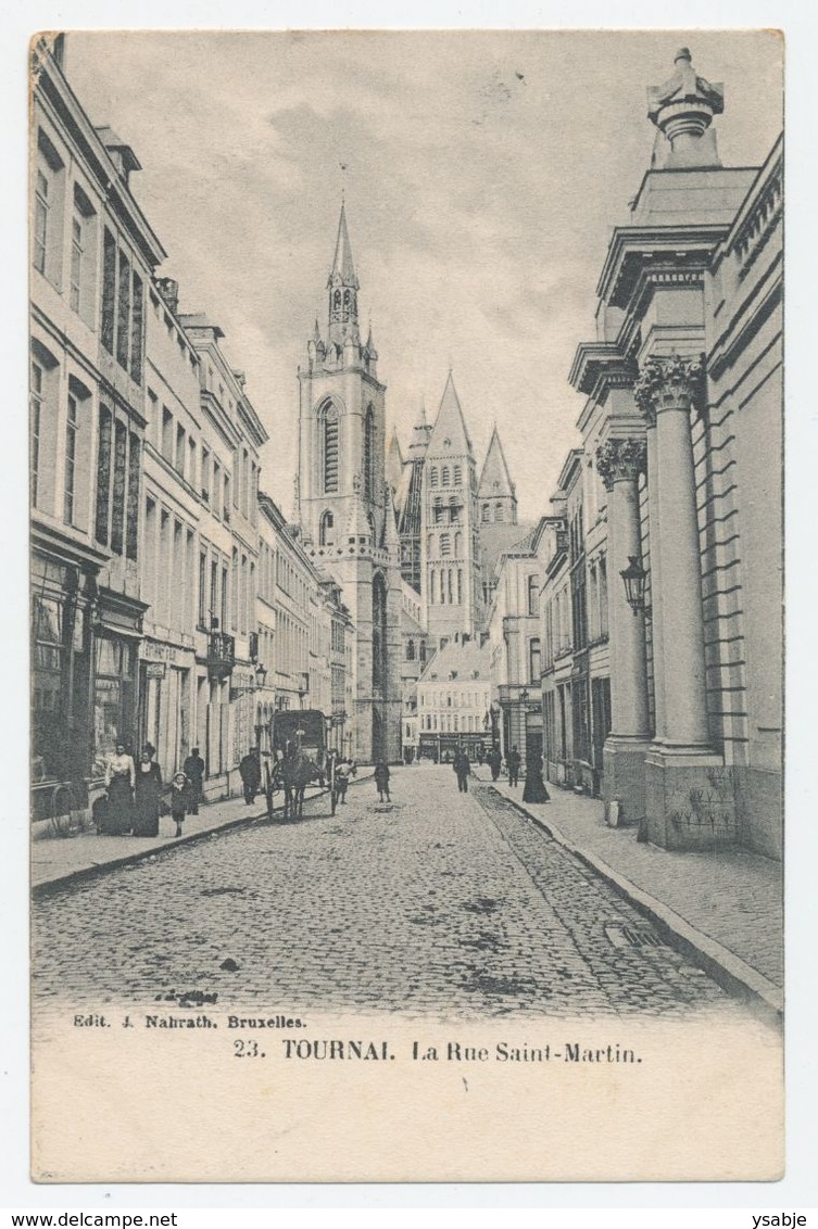 Tournai - La Rue Saint-Martin - Tournai