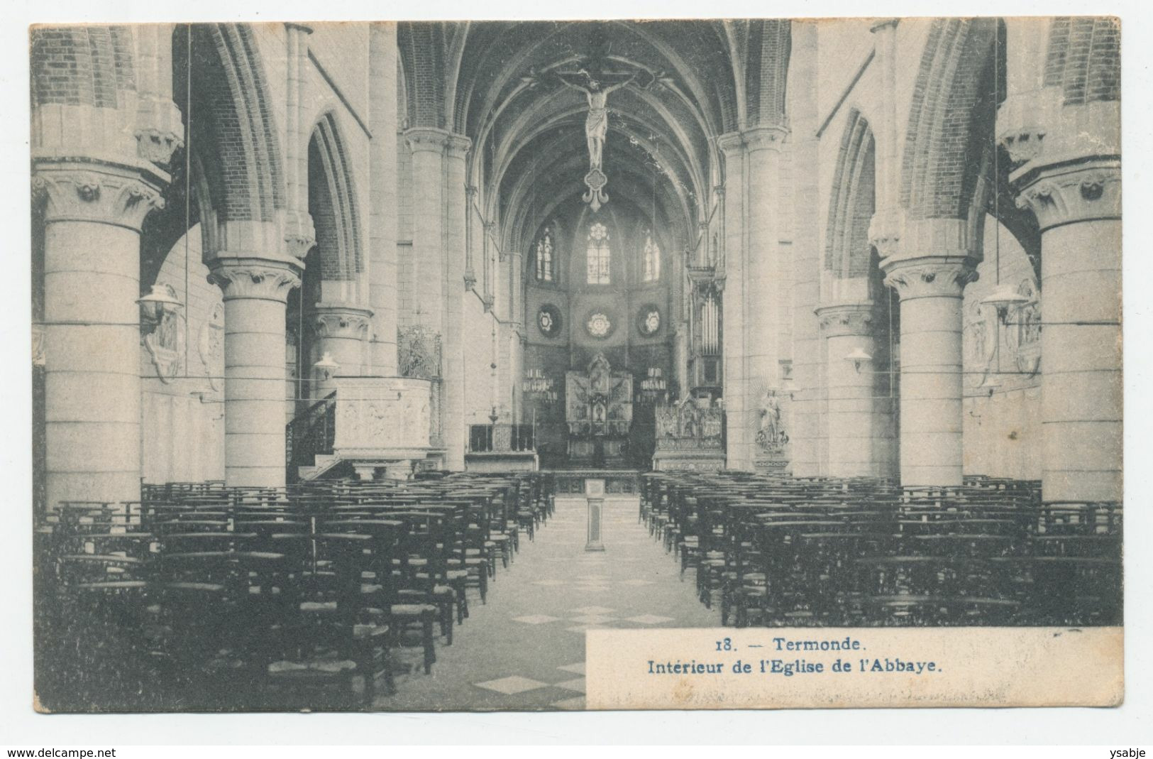 Dendermonde - Termonde - Interieur De L'eglise De L'abbaye - Dendermonde
