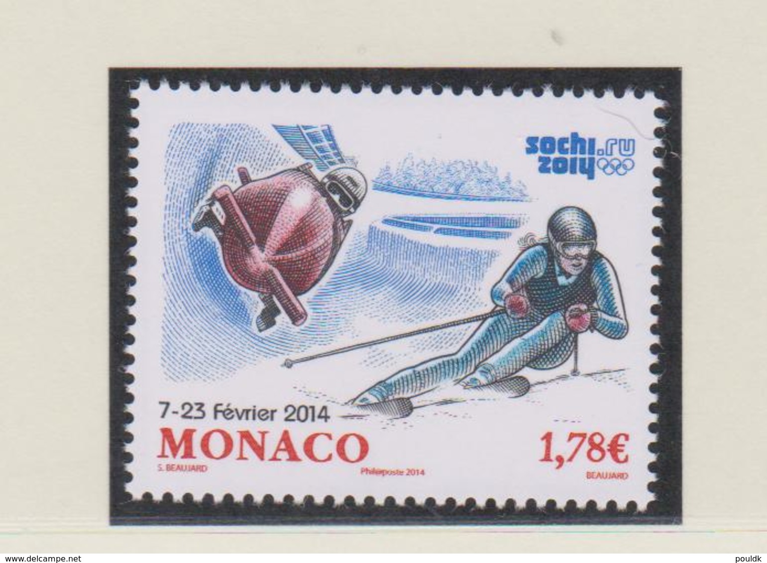 Monaco 2014 Sochi Olympic Games   MNH/** (H62) - Winter 2014: Sochi