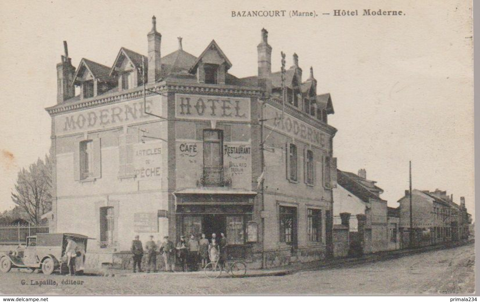 BAZANCOURT - HOTEL MODERNE - Bazancourt