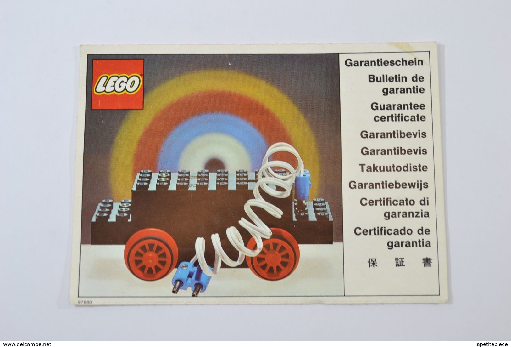 (AR6) Garantie De Moteur Lego - Non Classificati