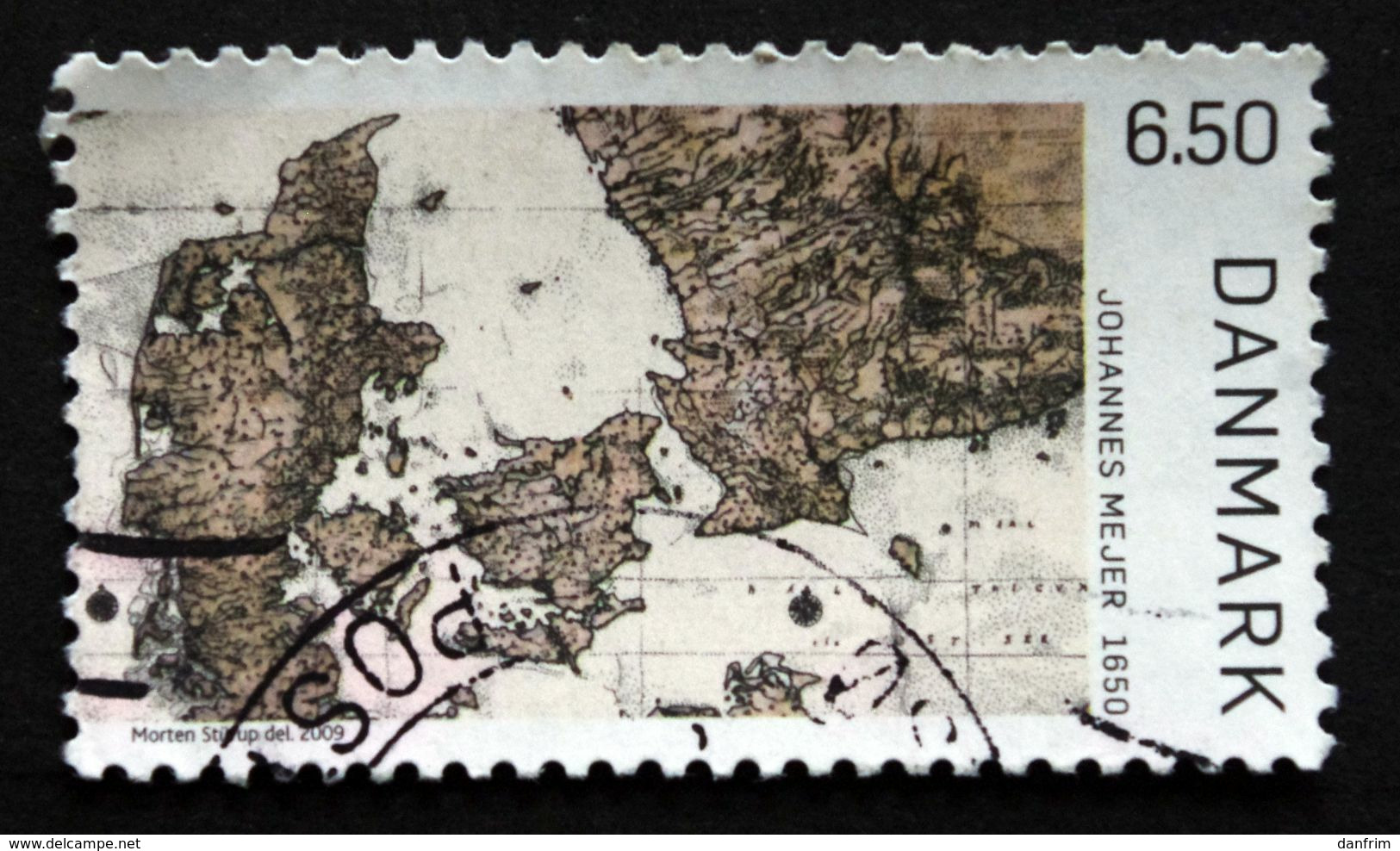 Denmark 2009  Old Denmark Map   MiNr.1535  (O)     ( Lot D 610 ) - Used Stamps