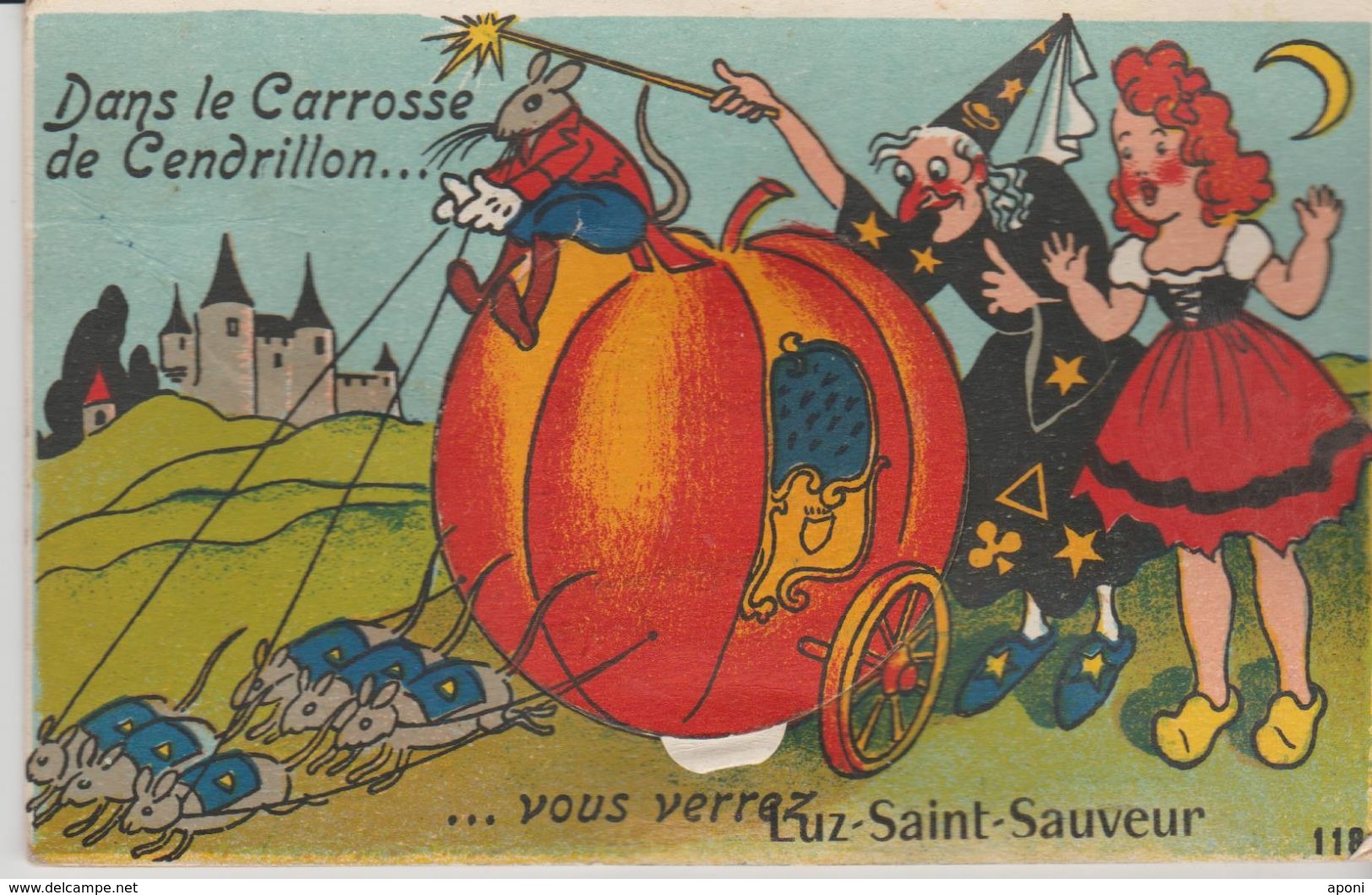 65 LUZ SAINT SAUVEUR " Dans Le Carrosse Vous Verrez " ) - Cartoline Con Meccanismi