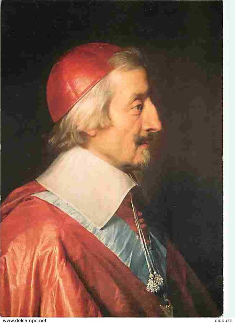 Histoire - Peinture - Portrait - Philippe De Champaigne - Portrait Du Cardinal De Richelieu - Carte Neuve - CPM - Voir S - Historia