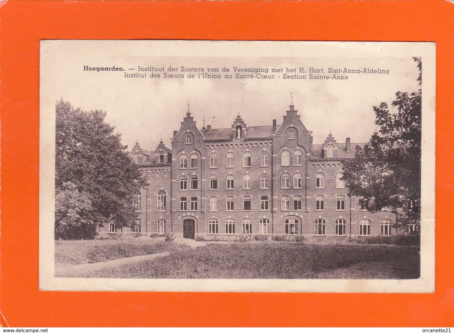 Hoegaarden - Institut Der Zusters Van De Vereniging Met Het H. Hart. Sint-Anna-Afdeling - 2 Scans - Hoegaarden