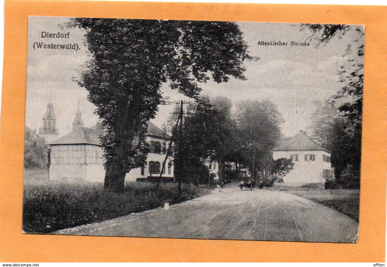 Dierdorf Westerwald Germany 1915 Postcard - Dierdorf