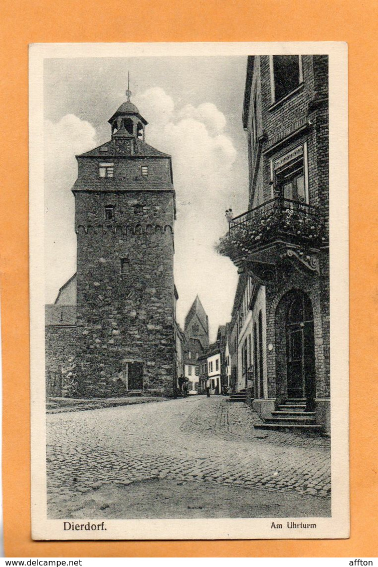 Dierdorf Westerwald Germany 1915 Postcard - Dierdorf