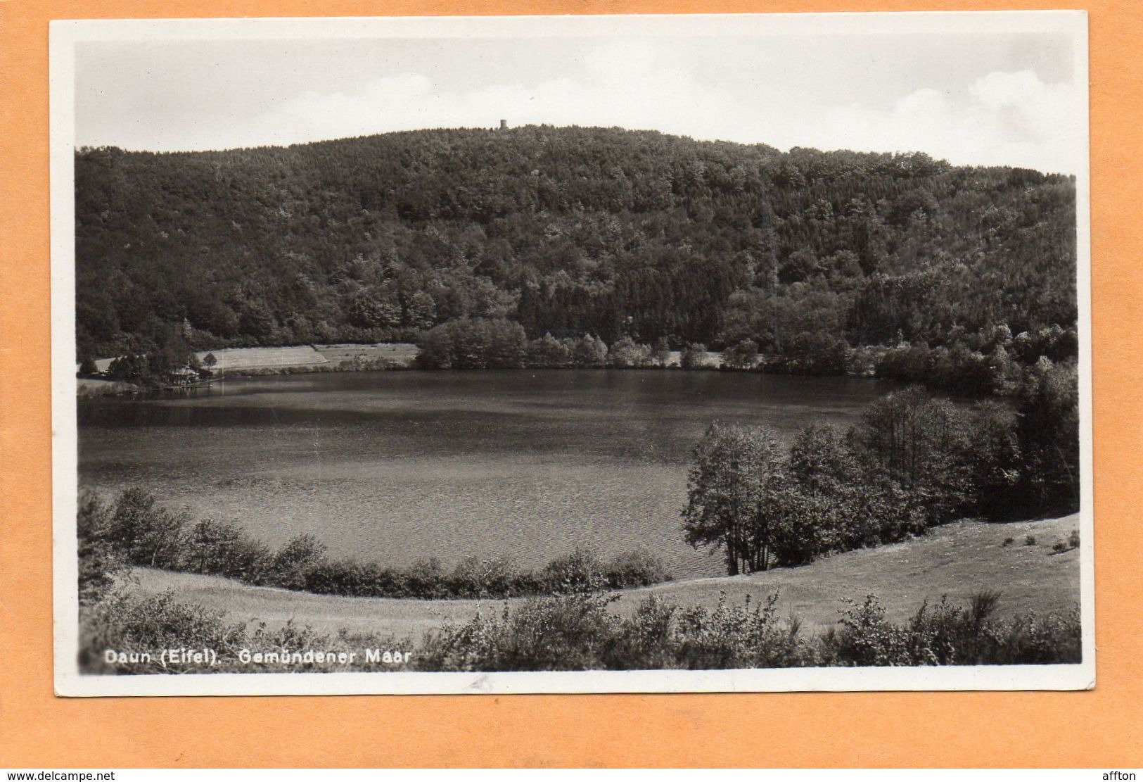 Daun Eifel Gemundener Maar Germany 1915 Postcard - Daun