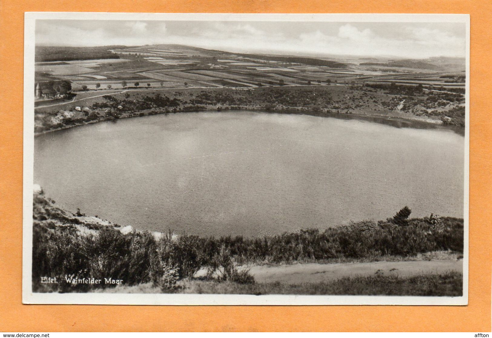 Daun Eifel Weinfelder Totenmaar  Germany 1920 Postcard - Daun