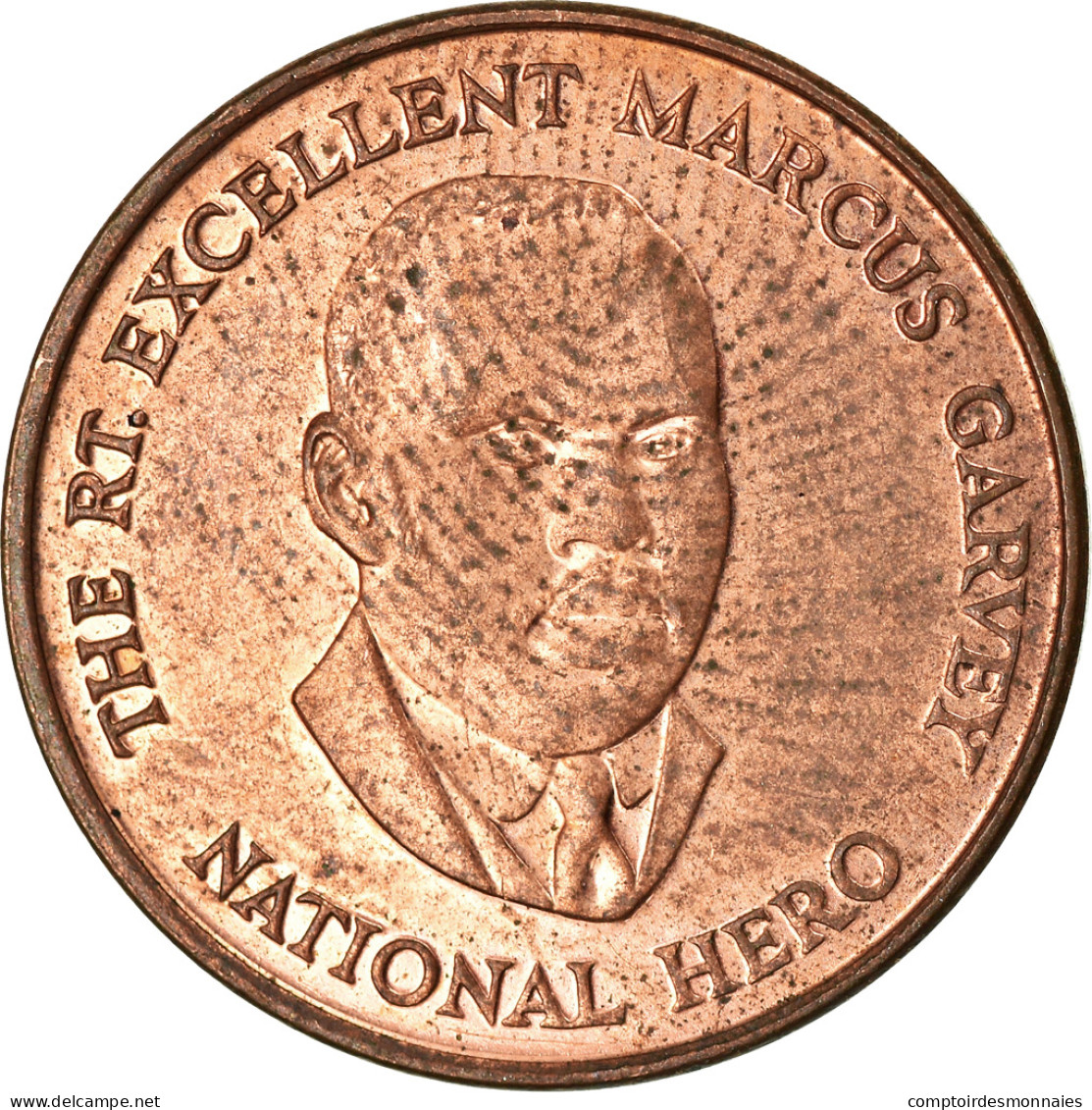 Monnaie, Jamaica, Elizabeth II, 25 Cents, 1996, British Royal Mint, TTB, Copper - Jamaica