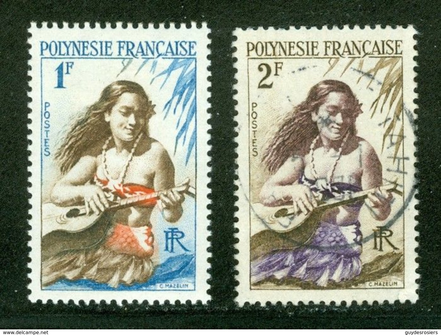 French Polynesia; Scott # 184 + 185; Usagés (3339) - Usati