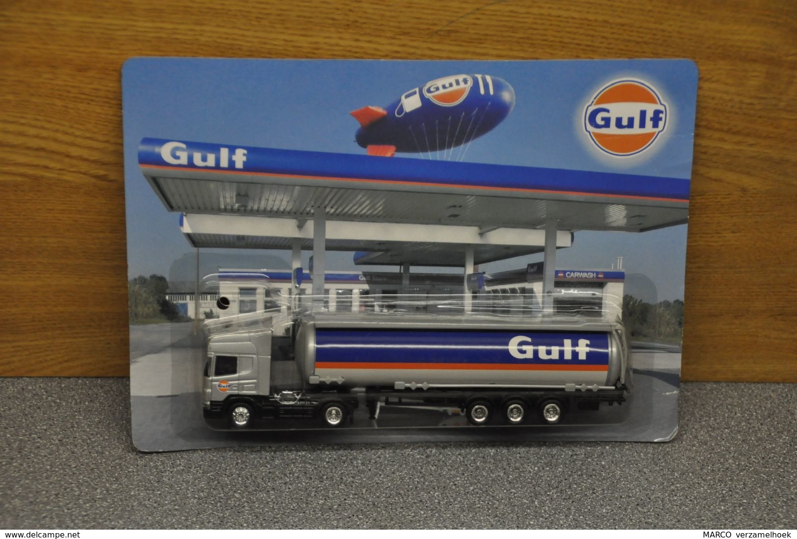 GULF OTD Trading Deutschland Lutherstadt-eisleben Scale 1:87 Scania-zeppelin - Camions, Bus Et Construction