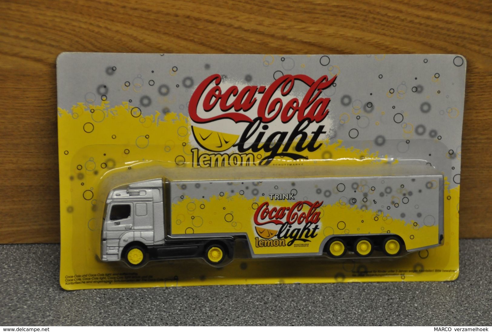 Coca-cola Light Lemon DGD Nürnberg (D) Scale 1:87 Mercedes - Camions, Bus Et Construction