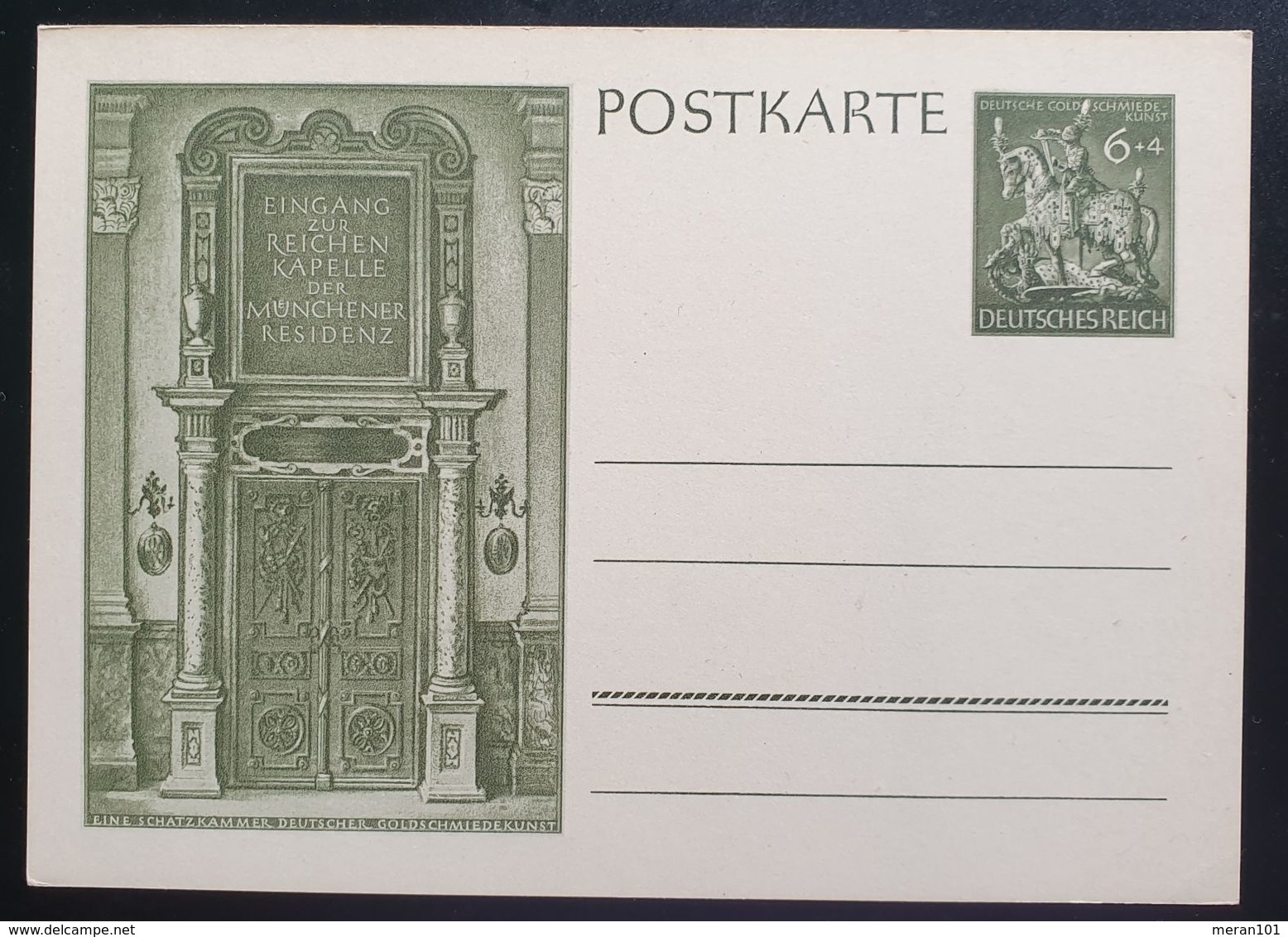 Deutsches Reich 1943, Postkarte P296 Ungebraucht - Briefe U. Dokumente